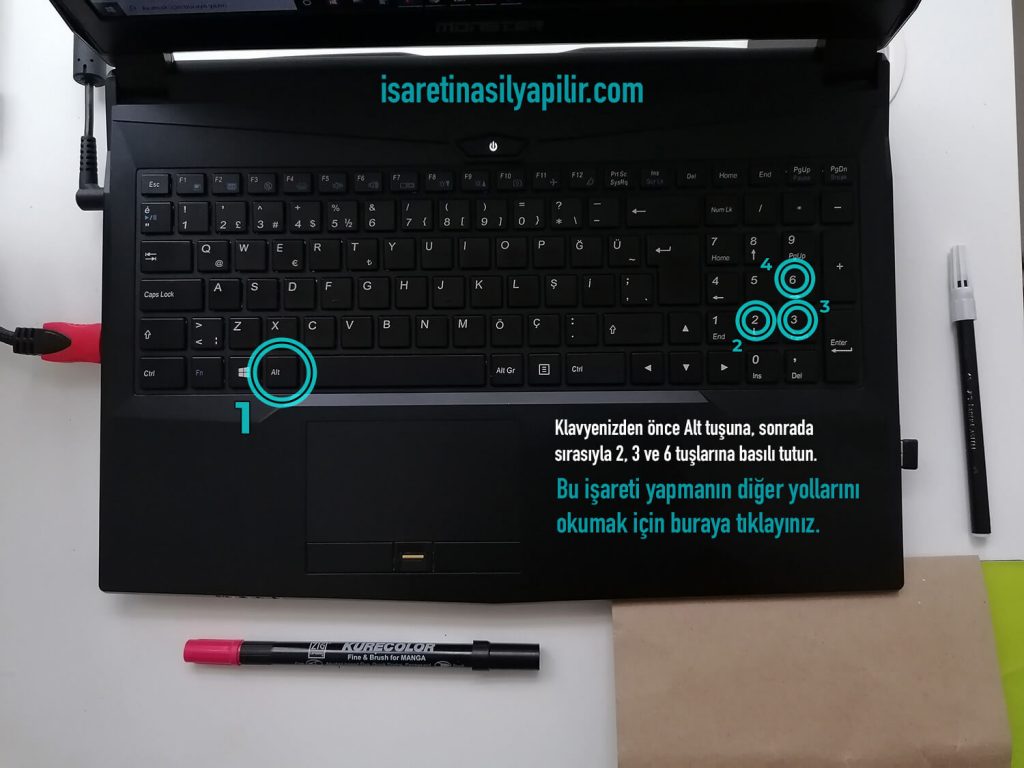 sonsuzluk işareti yapma