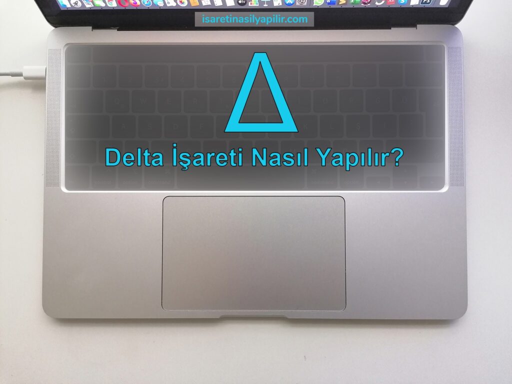 delta işareti nasıl yapılır
