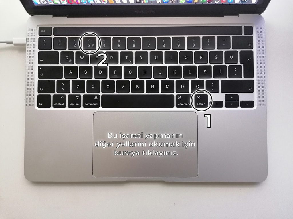 hastag işareti nasıl yapılır